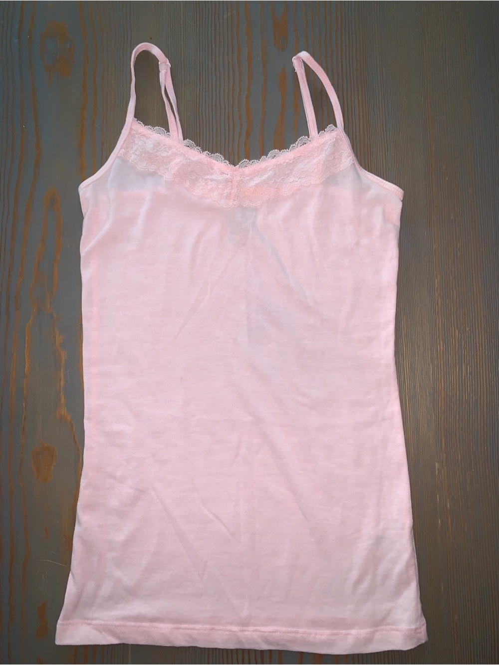 Women’s Nollie Soft Pink Lace-Trim Camisole